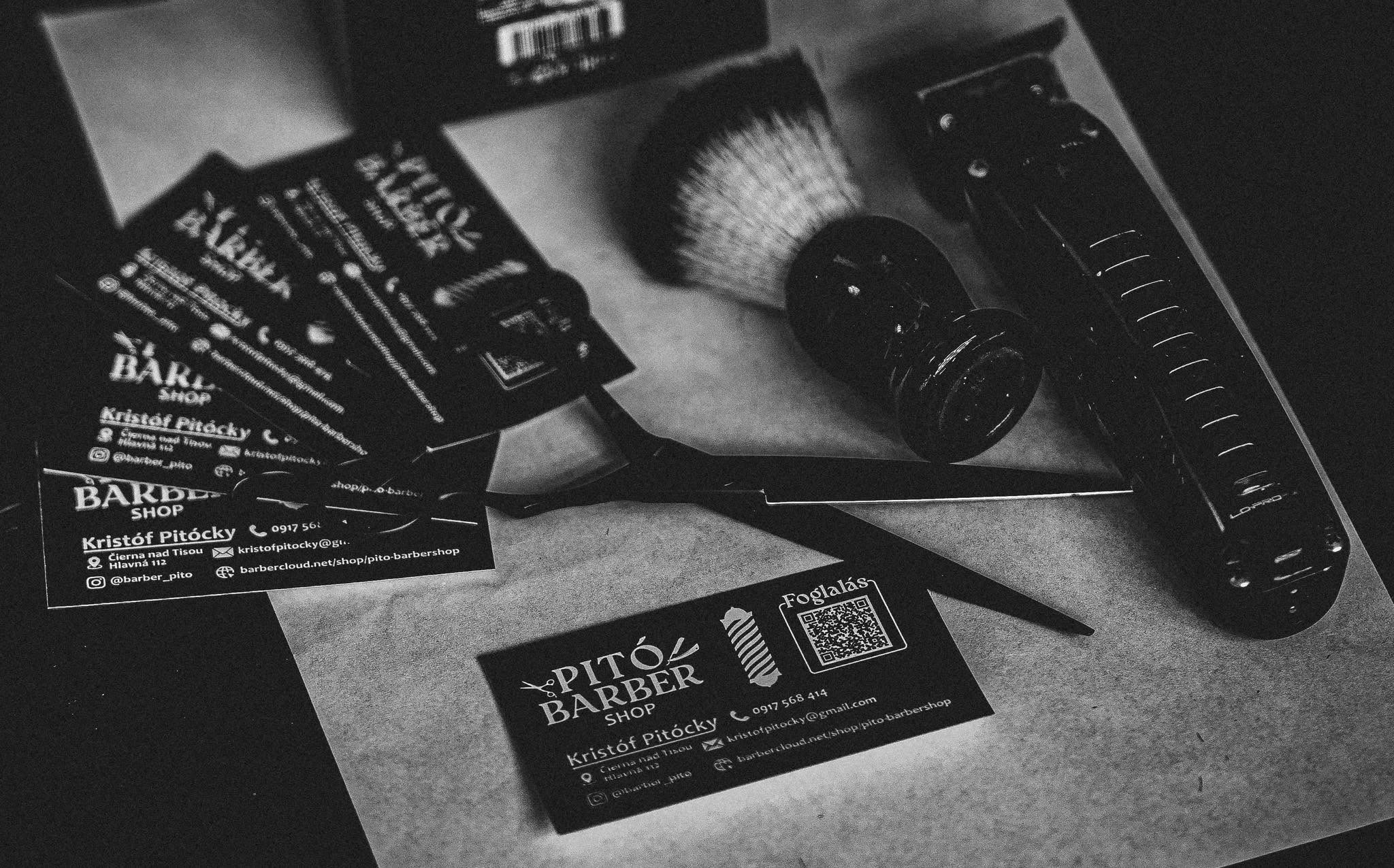Interiér holičstva Pitó Barbershop